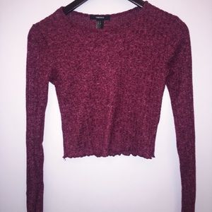 forever 21 lettuce hem top